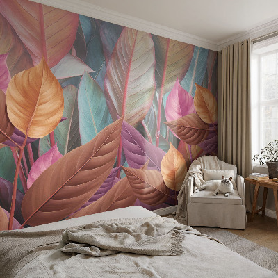 Fototapeta fizelinowa do sypialni Kolorowe liście