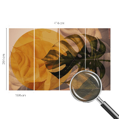 Fototapeta na ścianę Liście abstrakcyjne