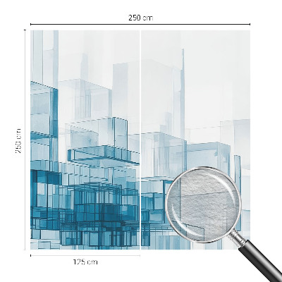 Tapeta fotograficzna fizelinowa Tapeta fotograficzna fizelinowa Przejrzyste sześciany