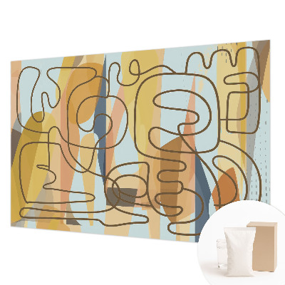 Fototapeta fizelinowa z nadrukiem Fototapeta fizelinowa z nadrukiem Abstrakcyjne kształty