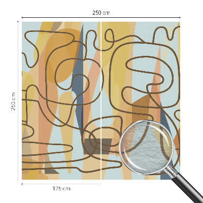 Fototapeta fizelinowa z nadrukiem Abstrakcyjne kształty