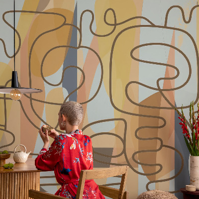 Fototapeta fizelinowa z nadrukiem Abstrakcyjne kształty