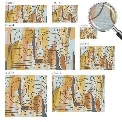 Fototapeta fizelinowa z nadrukiem Abstrakcyjne kształty