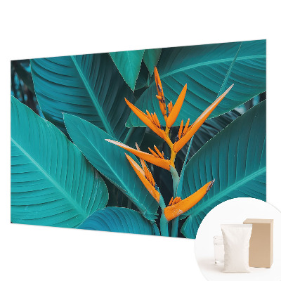 Fototapeta fizelinowa do sypialni Kwiaty liściaste