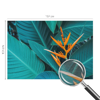 Fototapeta fizelinowa do sypialni Kwiaty liściaste