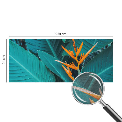 Fototapeta fizelinowa do sypialni Kwiaty liściaste