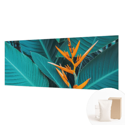 Fototapeta fizelinowa do sypialni Kwiaty liściaste