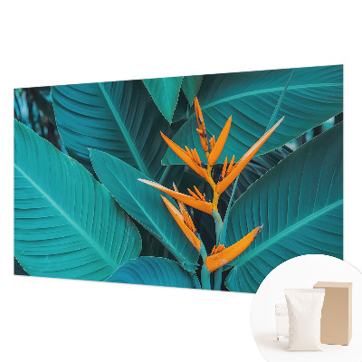 Fototapeta fizelinowa do sypialni Kwiaty liściaste