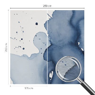 Fototapeta na ścianę Granatowe rozbryzgi