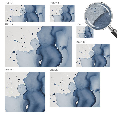 Fototapeta na ścianę Granatowe rozbryzgi