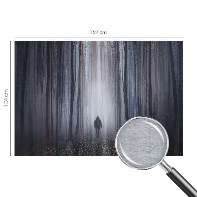 Fototapeta fizelinowa do sypialni z motywem leśnej ciszy