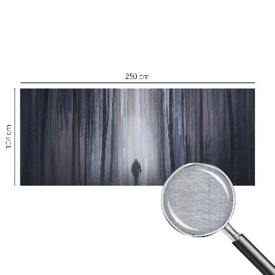 Fototapeta fizelinowa do sypialni z motywem leśnej ciszy