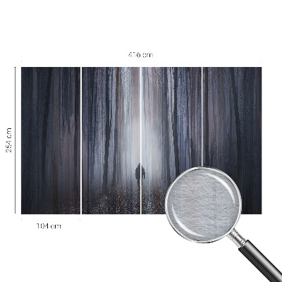 Fototapeta fizelinowa do sypialni z motywem leśnej ciszy