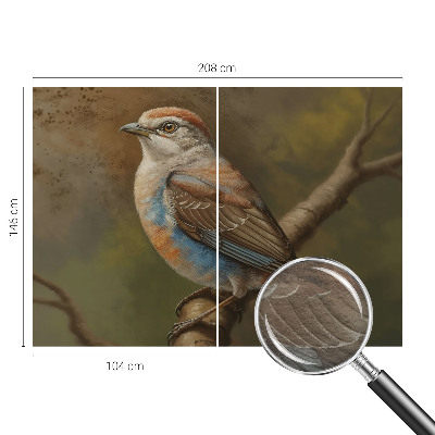 Tapeta fotograficzna fizelinowa Ptasi portret