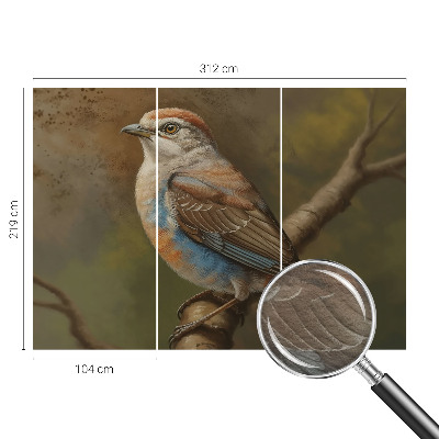 Tapeta fotograficzna fizelinowa Ptasi portret