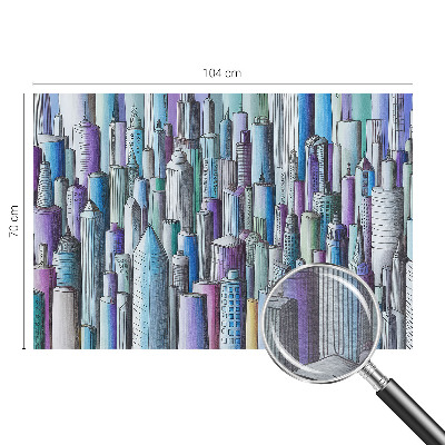 Dekoracyjna fototapeta na ścianę Miejskie wieżowce