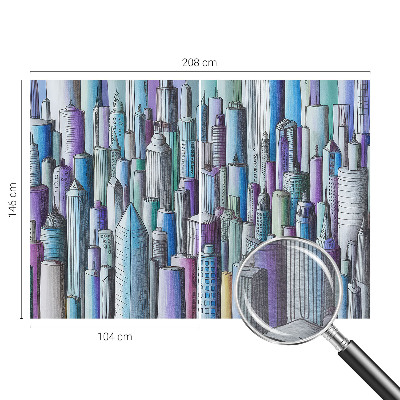 Dekoracyjna fototapeta na ścianę Miejskie wieżowce