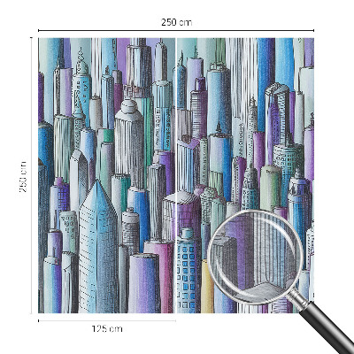 Dekoracyjna fototapeta na ścianę Miejskie wieżowce