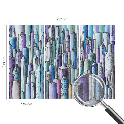 Dekoracyjna fototapeta na ścianę Miejskie wieżowce