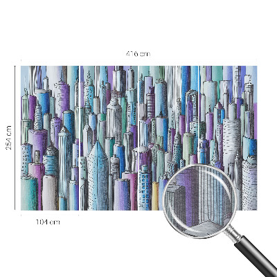 Dekoracyjna fototapeta na ścianę Miejskie wieżowce