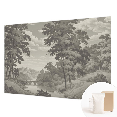 Tapeta fotograficzna Zamek i most