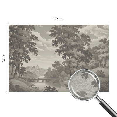 Tapeta fotograficzna Tapeta fotograficzna Zamek i most