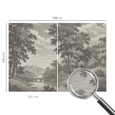 Tapeta fotograficzna Tapeta fotograficzna Zamek i most