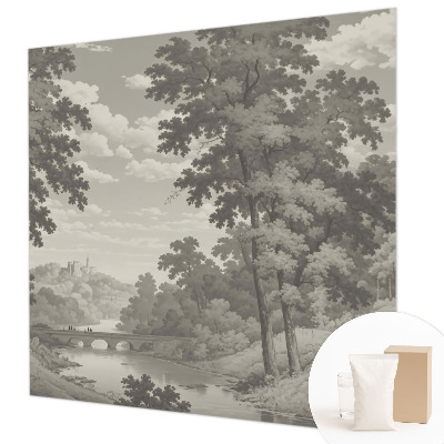 Tapeta fotograficzna Tapeta fotograficzna Zamek i most