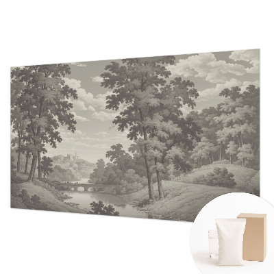 Tapeta fotograficzna Tapeta fotograficzna Zamek i most