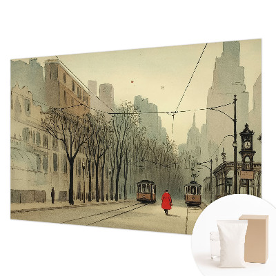 Tapeta fotograficzna fizelinowa z motywem miejskiej symetrii
