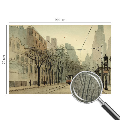 Tapeta fotograficzna fizelinowa z motywem miejskiej symetrii