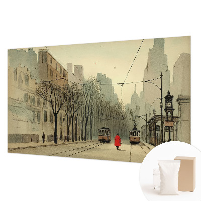 Tapeta fotograficzna fizelinowa z motywem miejskiej symetrii