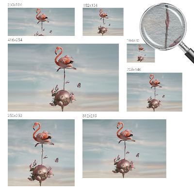 Tapeta fotograficzna Elegancki flaming