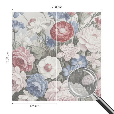 Fototapeta fizelinowa do sypialni Fototapeta fizelinowa do sypialni Kolorowy bukiet