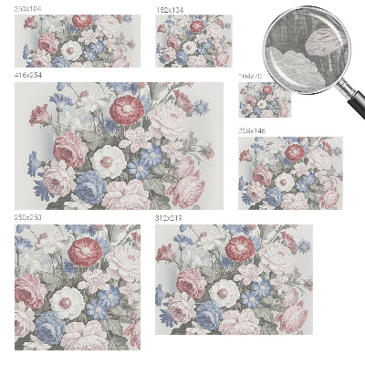 Fototapeta fizelinowa do sypialni Fototapeta fizelinowa do sypialni Kolorowy bukiet