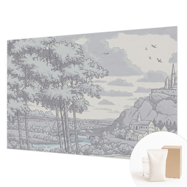 Fototapeta fizelinowa z nadrukiem Baśniowy krajobraz