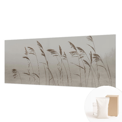 Dekoracyjna fototapeta na ścianę Trawy wśród mgły