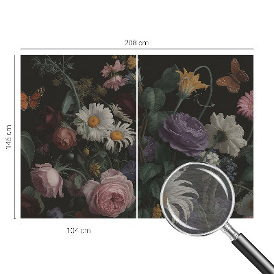 Nowoczesna fototapeta do salonu Kwiatowa elegancja