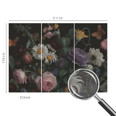 Nowoczesna fototapeta do salonu Kwiatowa elegancja