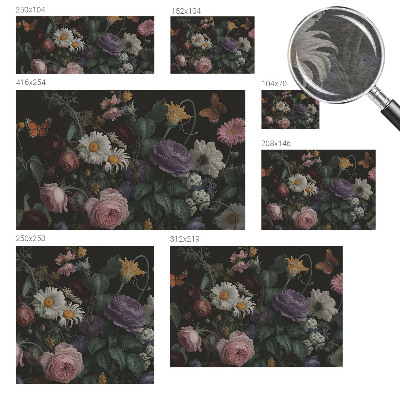 Nowoczesna fototapeta do salonu Kwiatowa elegancja