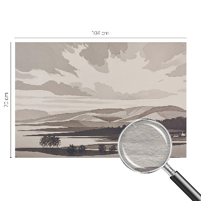 Fototapeta fizelinowa z nadrukiem Spokojny pejzaż