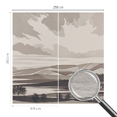 Fototapeta fizelinowa z nadrukiem Spokojny pejzaż