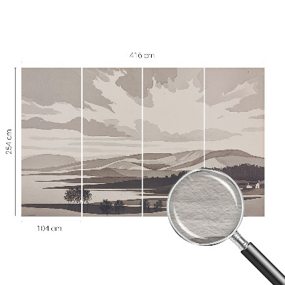 Fototapeta fizelinowa z nadrukiem Spokojny pejzaż