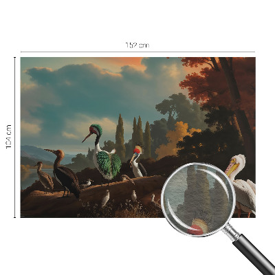 Tapeta fotograficzna fizelinowa Ptaki malownicze