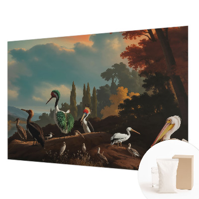 Tapeta fotograficzna fizelinowa Ptaki malownicze