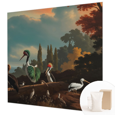 Tapeta fotograficzna fizelinowa Ptaki malownicze