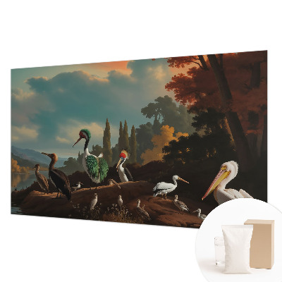 Tapeta fotograficzna fizelinowa Ptaki malownicze