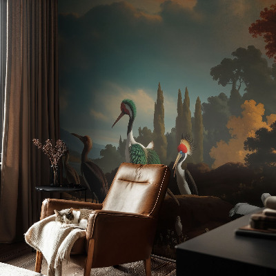 Tapeta fotograficzna fizelinowa Ptaki malownicze