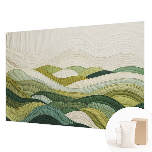 Fototapeta fizelinowa do sypialni Fototapeta fizelinowa do sypialni Tkaninowe wzgórza