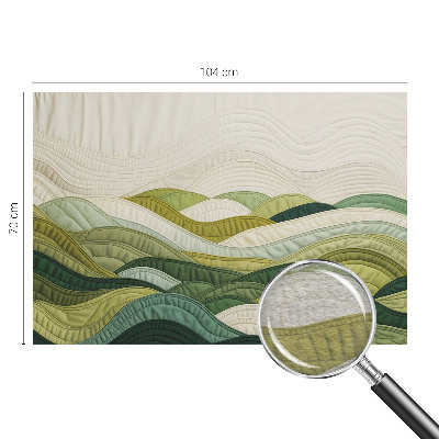 Fototapeta fizelinowa do sypialni Fototapeta fizelinowa do sypialni Tkaninowe wzgórza